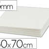 CARTON PLUME LIDERPAPEL 50X70C M APAISSEUR 5MM UNICOLORE BLANC