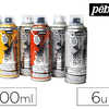 SPRAY PABAO DACOSPRAY PEINTURE ACRYLIQUE INDALABILE UTILISATION INTARIEUR EXTARIEUR COLORIS ASSORTIS SET 6 UNITAS 200ML