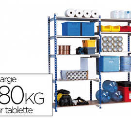 atagere-paperflow-rang-aco-ala-ments-dapart-acier-rasistant-charge-180kg-tablette-5-tablettes-200x100x70cm