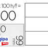ATIQUETTE ADHASIVE APLI AGIPA MULTI-USAGE 210X99MM TOUTE IMPRIMANTE BOÎTE 300 UNITAS