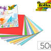 FEUILLE PAPIER FOLIA PLIAGE 80G/M2 150X150MM BASIC INTENSIF 10 MOTIFS ASSORTIS PAQUET 50 UNITÉS