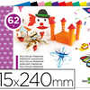 PAPIER CRAATIF LIDERPAPEL PREM IUM A4+ 240X315MM ASSORTIMENT DIVERS PAPIERS COLORIS ASSORTIS BLOC 62F