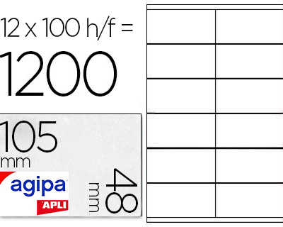 atiquette-adhasive-apli-agipa-multi-usage-105x48mm-toute-imprimante-bo-te-1200-unitas