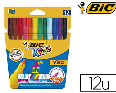 feutre-bic-kids-visa-coloriage-encre-lavable-capuchon-ventila-pointe-bloquae-ultra-rasistante-atui-carton-12-unitas