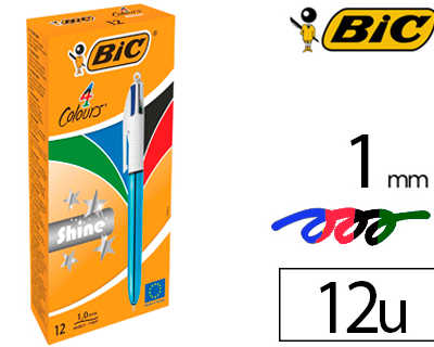 stylo-bille-bic-4-colours-sun-pointe-moyenne-1mm-couleurs-classiques