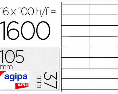 atiquette-adhasive-apli-agipa-imprimante-laser-copieur-105x37mm-bo-te-1600-unitas