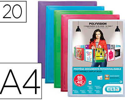 protege-documents-elba-polyvis-ion-polypropylene-couverture-souple-20-pochettes-40-vues-a4-210x297mm-incolore