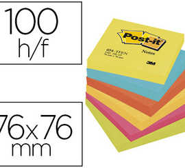 bloc-notes-post-it-couleurs-an-ergiques-76x76mm-100f-repositionnables-5-coloris-assortis-6-blocs