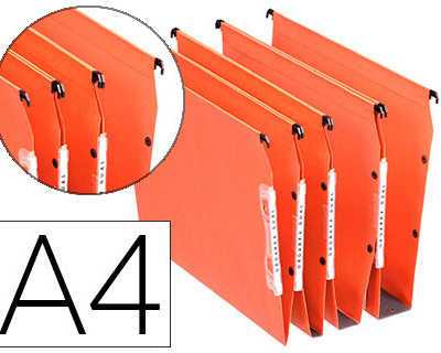 dossier-suspendu-esselte-dual-kraft-lmg-220g-armoire-entraxe-330mm-h275mm-fond-v-coloris-orange-bo-te-25-unitas