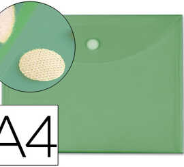 pochette-enveloppe-liderpapel-polypropylene-180-microns-a4-297x210mm-fermeture-velcro-coloris-vert