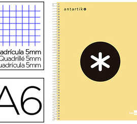 cahier-spirale-liderpapel-antartik-a6-10-5x14-8cm-200p-100g-m2-quadrillage-5mm-coil-lock-coloris-jaune-ananas