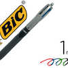 STYLO-BILLE BIC 4 COULEURS GRI P PRO POINTE MOYENNE ENCRE CLASSIQUE RATRACTABLE RECHARGEABLE 4 COULEURS STANDARD