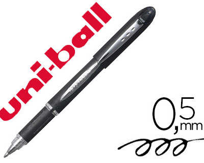 stylo-bille-uniball-jetstream-acriture-moyenne-0-5mm-encre-gel-grip-antiglisse-encre-ultra-fluide-rechargeable-noir