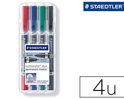 marqueur-staedtler-permanent-l-umocolor-duo-multi-usages-double-pointe-0-6-et-1-5mm-encre-dry-safe-atui-chevalet-4-unita