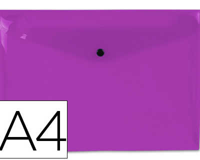 pochette-enveloppe-liderpapel-polypropylene-180-microns-a4-297x210mm-50f-fermeture-bouton-transparent-frosty-violet