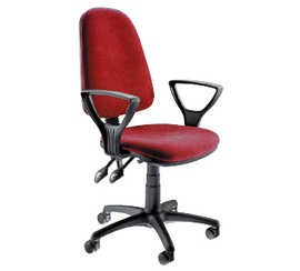 chaise-bureau-q-connect-rotative-maximum-support-100kg-110x46x44cm-coloris-rouge-10-6kg