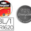 PILE ENERGIZER MINIATURE APPAR EILS ALECTRONIQUES I.C.E. CR1620 3V BLISTER 1 UNITA