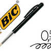 STYLO-BILLE BIC M10 ACRITURE M OYENNE 0.5MM ENCRE CLASSIQUE RATRACTABLE BOUTON POUSSOIR LATARAL COLORIS NOIR