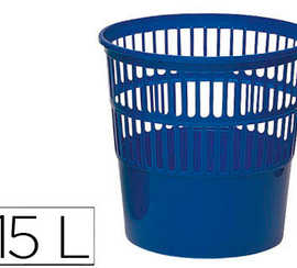 corbeille-apapier-q-connect-a-jourae-polystyrene-souple-et-tres-rasistant-15l-coloris-bleu