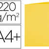 CHEMISE EXACOMPTA ROCK'S 240X3 20MM 210G COLORIS CITRON PACK 100 UNITAS