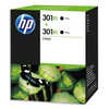 HP 301XL Black Ink Cartridge Twin Pack