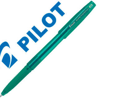 stylo-bille-pilot-super-grip-g-cap-pointe-large-coloris-vert