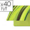 BLOC-NOTES AVERY REPOSITIONNABLE ADHÉSIF 40F 89X25MM 40F 89X51MM ONGLET DÉTACHABLE MICROPERFORÉ JAUNE ET VERT