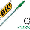 STYLO-BILLE BIC CRISTAL ACRITU RE MOYENNE 0.5MM ENCRE CLASSIQUE BILLE INDAFORMABLE CAPUCHON COULEUR ENCRE VERT