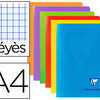 CAHIER PIQUA CLAIREFONTAINE MI MESYS COUVERTURE POLYPROPYLENE A4 21X29,7CM 96 PAGES 90G RAGLURE SAYES INCOLORE