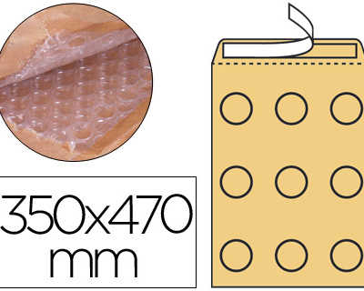 pochette-q-connect-bulles-air-350x470mm-82g-kraft-matelassa-rabat-droit-auto-adhasive-sans-fen-tre-bo-te-50-unitas