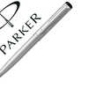 STYLO-BILLE PARKER VECTOR POIN TE M GB CORPS ACIER CT ENCRE BLEUE