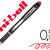 STYLO-BILLE UNIBALL JETSTREAM ACRITURE MOYENNE 0.5MM ENCRE GEL GRIP ANTIGLISSE ENCRE ULTRA FLUIDE RECHARGEABLE ROUGE