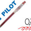 STYLO-BILLE PILOT G-TEC-C4 POI NTE HI-TEC ACRITURE EXTRA FINE 0.2MM ENCRE GEL CORPS TRANSLUCIDE ROUGE