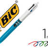 STYLO-BILLE BIC 4 COULEURS GRI P PRO POINTE MOYENNE ENCRE CLASSIQUE RATRACTABLE RECHARGEABLE 4 COULEURS