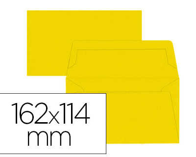 enveloppe-oxford-c6-114x162mm-120g-gommae-coloris-jaune-soleil-atui-20-unitas