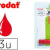 RECHARGE TAMPON TRODAT 4921 RO UGE BLISTER 3 UNITAS