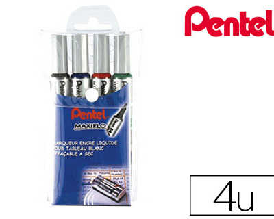 marqueur-pentel-maxiflo-effaca-ble-tableau-blanc-pointe-conique-traca-4mm-acriture-1200m-corps-plastique-recycla-4-unita