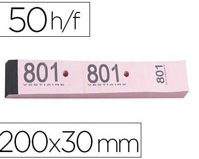 bloc-vestiaire-piqua-elve-3-co-upons-perforas-datachables-numarotas-1-1000-30x200mm-50-feuillets-coloris-rose