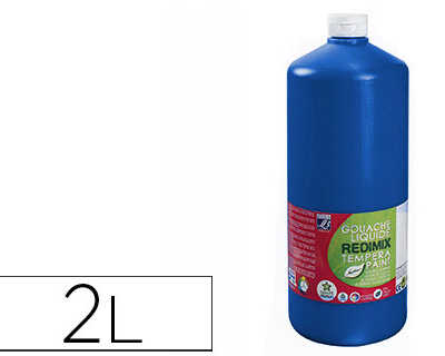 gouache-lefranc-bourgeois-liqu-ide-redimix-non-toxique-fluide-couvrante-pr-te-al-emploi-bleu-primaire-flacon-2000ml