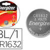 PILE ENERGIZER MINIATURE APPAR EILS ALECTRONIQUES I.C.E. CR1632 3V BLISTER 1 UNITA