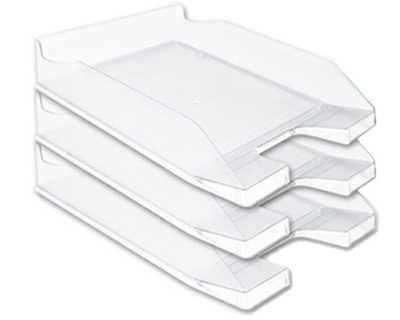 corbeille-acourrier-q-connect-polypropylene-documents-a4-240x320mm-empilable-350x255x65mm-coloris-cristal