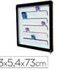 VITRINE PLANORGA IDOCKING STRU CTURE ALUMINIUM VITRE INCASSABLE 73X73X5,4CM