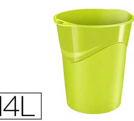 corbeille-papier-cep-isis-320-polypropyl-ne-ovale-2-poign-es-14l-diam-tre-sup-27cm-inf-19-5cm-hauteur-34cm-vert-anis