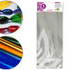 PAPIER CELLOPHANE LIDERPAPEL 50X70CM 22G/M2 UNICOLORE TRANSPARENT BRILLANT SACHET 5F