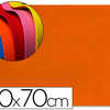 PLAQUE MOUSSE LIDERPAPEL 50X70CM 60G/M2 ÉPAISSEUR 1.5MM UNICOLORE ORANGE