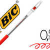 STYLO-BILLE BIC CRISTAL GRIP A CRITURE MOYENNE 0.5MM ENCRE CLASSIQUE BILLE INDAFORMABLE CAPUCHON COULEUR ENCRE ROUGE