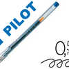 ROLLER PILOT G1 GEL GRIP CAOUT CHOUC BILLE CARBURE DE TUNGSTENE POINTE FINE ENCRE GEL BLEUE