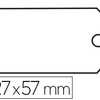 ATIQUETTE AMARICAINE APLI AGIP A 120X57MM FIL DE FER 300MM BOÎTE 1000 UNITAS