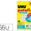 PASTILLE ADHASIVE UHU INVISIBL E DOUBLE FACE ULTRA-FINE FIXATION PERMANENTE ATUI 56 UNITAS