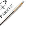 STYLO PARKER JOTTER ENCRE GEL NOIR ACIER GT POINTE MOYENNE 0.7MM COFFRET CADEAU